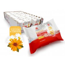 SALVIETTE IGIENIZZANTI 25pz CAMOMILLA E CALENDULA